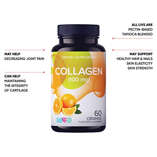 Livs Rejuvenated Beauty Bundle - Beauty Plus (Hair, Skin, & Nails), Biotin (10,000Mcg), & Collagen (100Mg) - All-Natural, Gluten-Free, Non-Gmo - Cream Soda, Strawberry, & Orange Flavored #TOP7