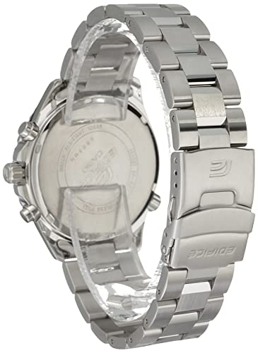 Casio Men's Stainless Steel Quartz Sport Watch Strap, TBD, 22 (Model: EF527D-2AV), Silver-Tone3