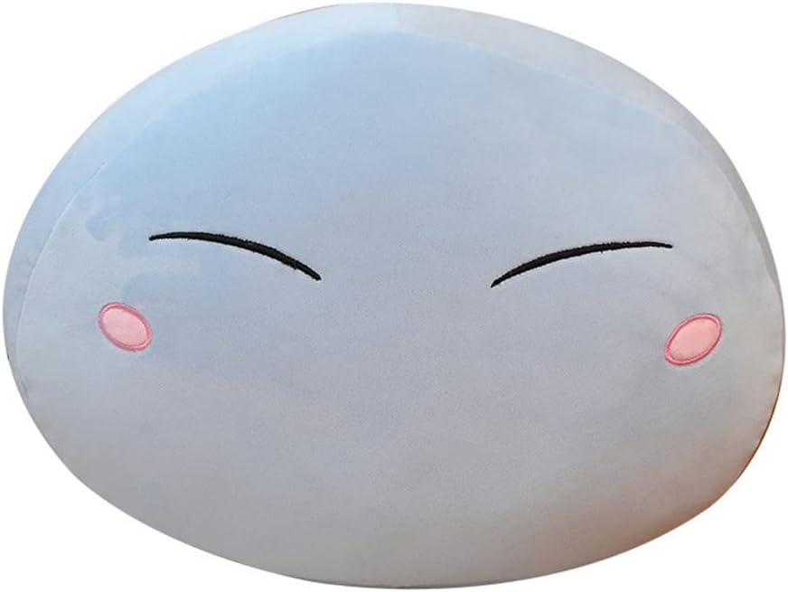 Anime Slime Plushie Stuffed Doll Plush Pillows Plush Stuffed Doll Pillow Toys Gifts (11in, Happy)