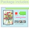 TDFERAN Diamond Notebooks for Adults Kits Diamond Painting Tulip Blank Journals Notebooks DIY Gem Art Crafts for Adults Note Book Memo Notepads Office Work Travel Journals Writing #2