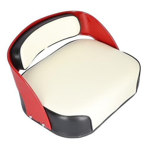 All States Seat Assembly - Restoration Quality Vinyl White with Black Trim fits International 460 560 660 372753R91
