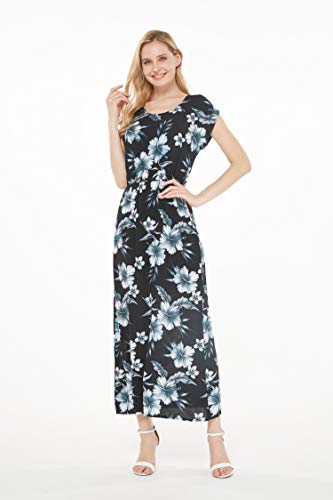 Image of Hawaii Hangover Family Matching Hawaiian Clothes, Midnight Bloom | Family matching Hawaiian outfits, Midnight Bloom, lightweight rayon, machine washable, tropical floral print, luaus, cruises