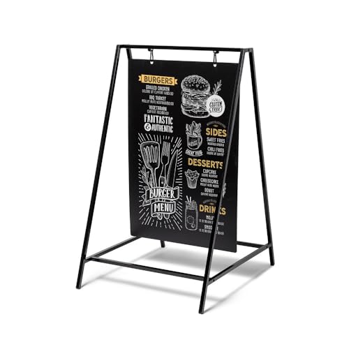 net-xpress Kundenstopper Tafel Kreidetafel schwarz, Kundenstopper Tafel Restaurant Bistro Cafe Gastronomie