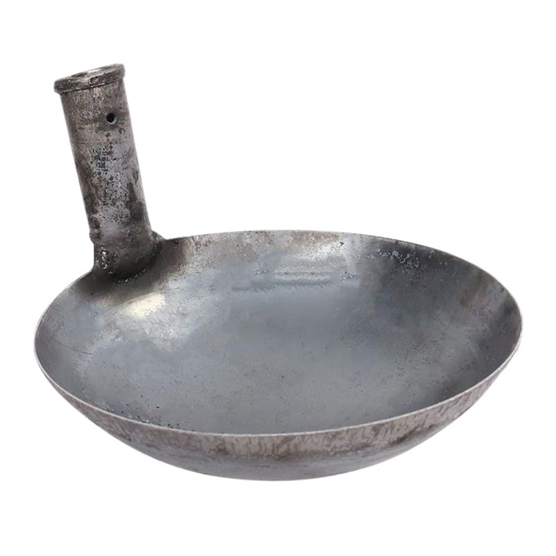 Pelle de jardin en fer gris et louche de creusage pour céréales ou terreau