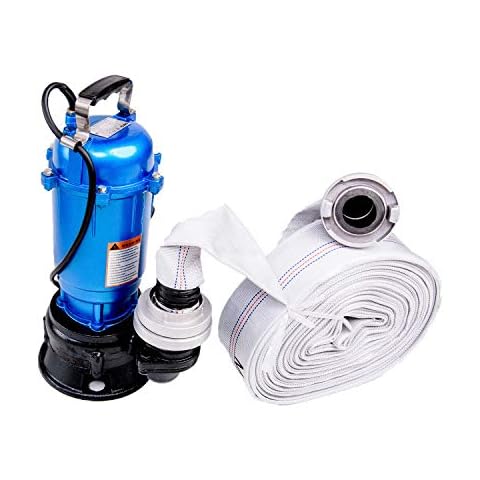 TAUCHPUMPE 550W M MIT SCHWIMMSCHALTER, 2" STORZ C KUPPLUNG und 30m SCHLAUCH Pumpe 0,55 kW Cover