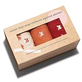 Conscious Step Men's Fair Trade Organic Cotton Crew Socks | 3 Pack Multicolor Pattern Socks Size US Mens 8-13 | Every Pair Helps Support our Humanitarian Partners