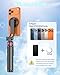ACKIMA Magnetic Tripod for iPhone, Portable Selfie Stick Phone Tripod with Remote, Four-Leg Support Cellphone Stand for iPhone Magsafe, Fits Selfie Video Recording Gym Travel Essentials Accessories