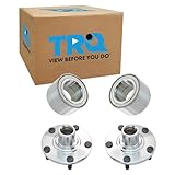 TRQ 2 Piece Front Wheel Bearing & Hub Kit Set Compatible with 2002-2006 Nissan Altima