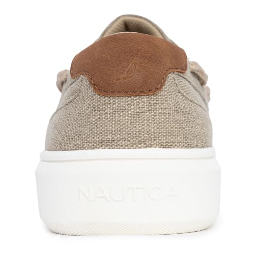 Image of NAUTICA Men's Lace-Up Boat Shoe Casual Loafers Comfort Sneaker - Walking Moccasin