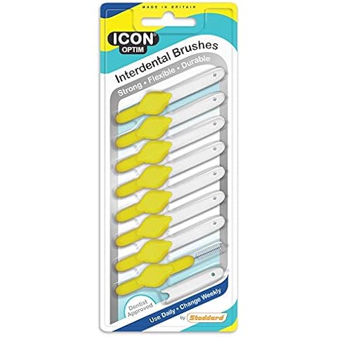 ICON OPTIM Interdental Brush Fine Yellow (Pack 8) Cover