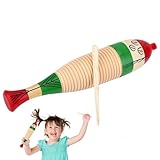 Guiro Hand Percussion Instrument - Musiktraining Instrument Guiro Holz Percussion Instrument | Perkussionsinstrument | Fischfrosch Trommelform Spielzeug
