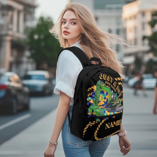 Wdktrgetd Car Pattern Custom Backpack