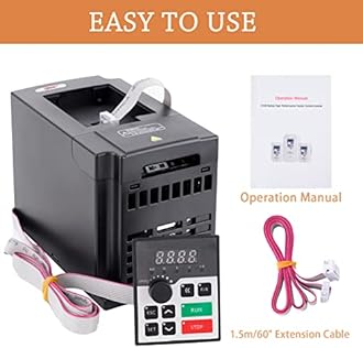 QNK 2.2KW 220V 3HP 11A AC VFD Converter Single to 3 Phase Inverter Variable Frequency Drive CNC Spindle Motor Speed Controller