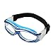 Kids Sports Goggles Outdoor Eye Protection Impact-resistant Glasses Eyewear with Adjustable Strap Removable Headband for Children Basketball Golf Rugby Soccer (Blue)