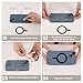 FlyCoco 2 Pack Magnetic Ring Compatible with MagSafe, Universal MagSafe Sticker, Magnetic Adapter Ring Wireless Charging for iPhone 15/14/13/12/11 and More, with 3M Adhesive, Black