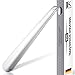 JK Trade® Das Original | 29cm STABILER Edelstahl Schuhlöffel | Schuhanzieher Edelstahl zum Sitzen | Schnell & Rückenschonend | optimierte Länge & Breite | Shoe Horn | Business | Modern Aufhängbar