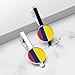 Colombian Flag Fashion Tie Clips for Men Women, 2 Pack Tie Bar Set,Accessory for Western-style Clothes Shirt Work