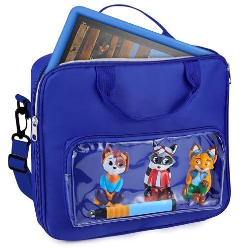 Gaga city Tablet Tasche für Edurino Figur und Stift Dunkelblau