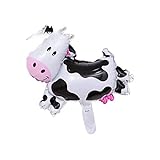 Big Incisors Alles Gute Zum Geburtstag Ballon Banner | 50 Stück Mini Kuh Schaf Pferd Form Luftballons Folie Ballon Geburtstagsfeier Dekoration Aufblasbare Kinder Spielzeug Für Kinder Geschenke