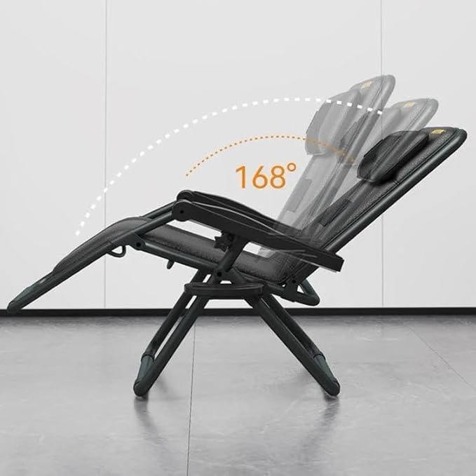 YOGIMOONI Faux Leather Portable Massage Chair Luxury Full Body 2024 Reclining Patio Camping Lounge Chair Folding Recliner for Indoor Zero Gravity Chair, Black YOGIMOONI Faux Leather Portable Massage Chair Luxury Full Body 2024 Reclining Patio Camping Lounge Chair Folding Recliner for Indoor Zero Gravity Chair, Black