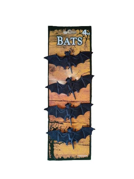 partysanthe Black Fake bat for Halloween and Other Theme Parties 4pcs (B073T2KF8V) Amazon Price History, Amazon Price Tracker