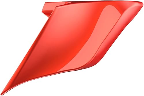 Miniatura 11 de Advanblack Barracuda - Cubiertas laterales estiradas plateadas (brillantes), paneles extendidos para Harley Touring Street Glide Road Glide Electra