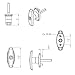 Statewide T Handle Lock - Heavy Duty - Clock Wise
