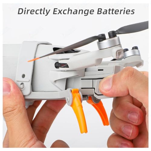 Image of com Foldable Spider Landing Gear for DJI Mini 4 Pro (Grey+Orange