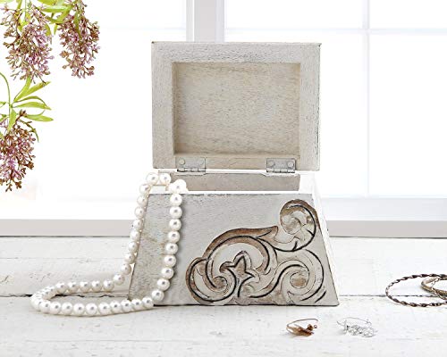 Storeindya SI-US-GSBWN0005-N Store Indya Handmade Antique Wooden Jewelry Organizer Box thumb #3
