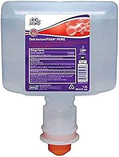 Deb Stoko InstantFoam Non-Alcohol Pure Hand Sanitizer, 1.2 Liter - Case of 3