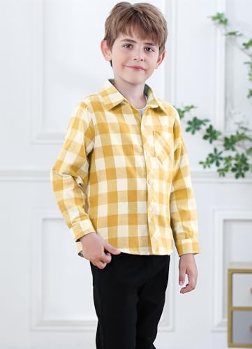 Image of SANGTREE Long Sleeved Flannel Shirt Button Down Plaid Shirts