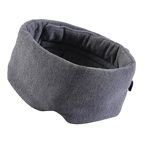 TOBBOMEY 目隠し スリープフェイスマスク 子供の睡眠 飛行機のアイカバー 綿の睡眠 ナイトアイシェード light ofc camp 睡眠用アイカバー スリープアイパッチ コットン Grey
