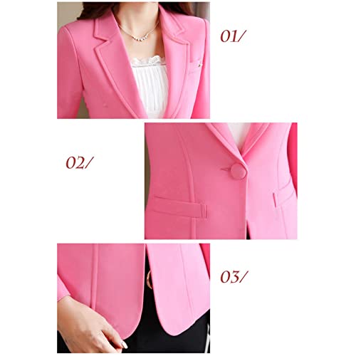 Blazer Feminino, Terno Casual Cortado De Negócios Leves E Magros De Fit Blazers Para A Primavera