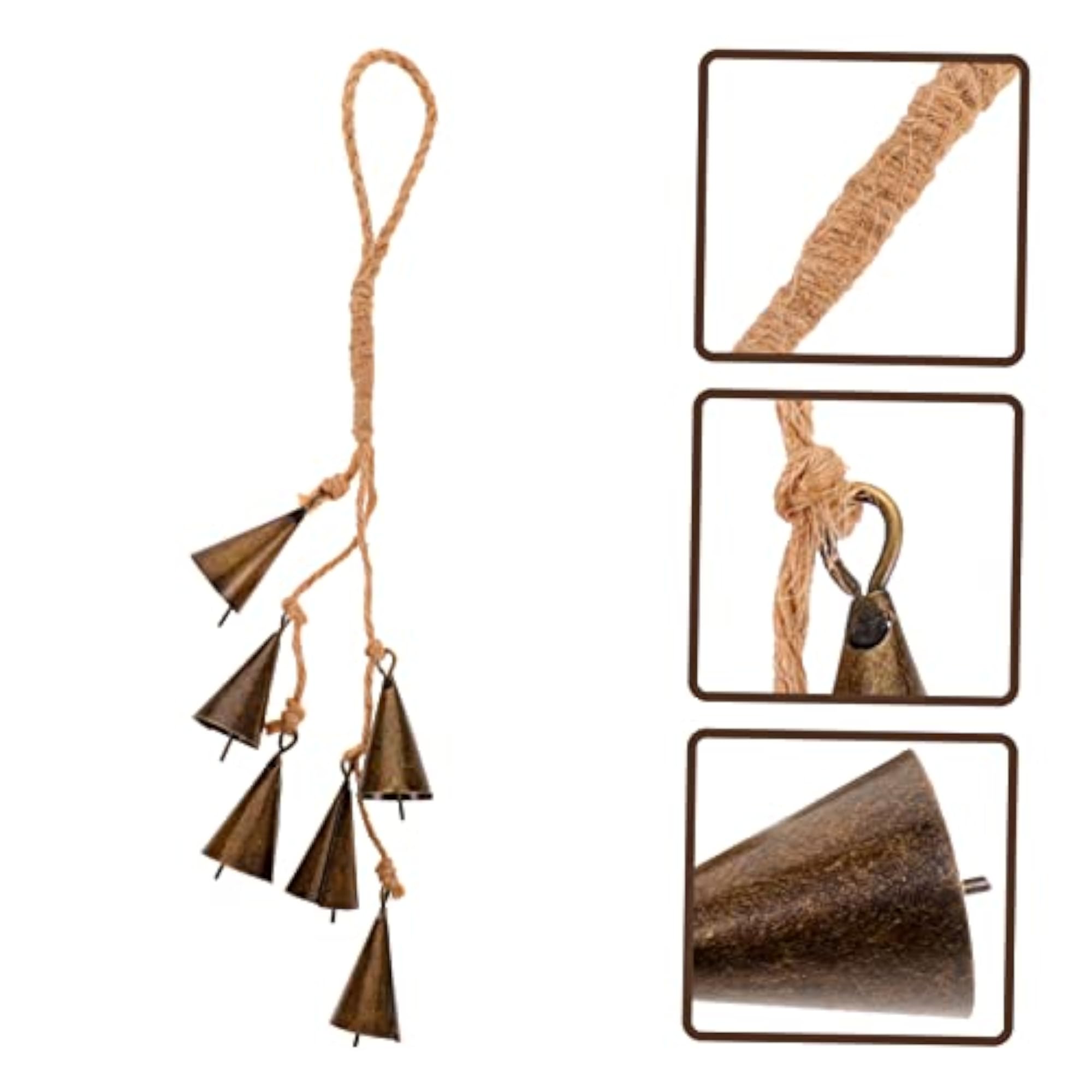 Witch Bell Door Handle Chime, Unique Decorative Home Bell
