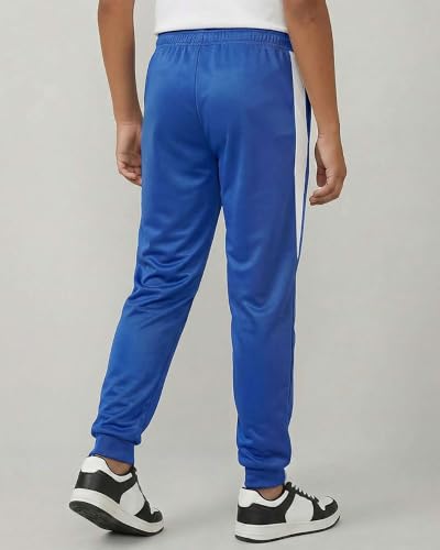 Image of Real Essentials 3 Pack: Boys' Athletic Jogger Sweatpants - Kids Teens Youth Active Sports Pants with Pockets (Sizes 5-18)