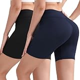 merlvida pantaloncini donna sportivi vita alta leggins sportivi corti controllo della pancia opachi sport shorts palestra yoga leggings pantaloni corti fitness ciclismo jogging