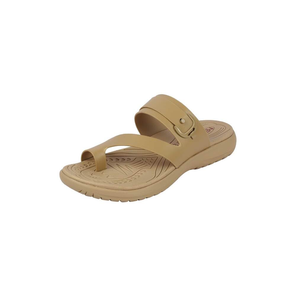 Women Beige Slipper Flip Flop-Beige-UK-7(32-1405)-image-21