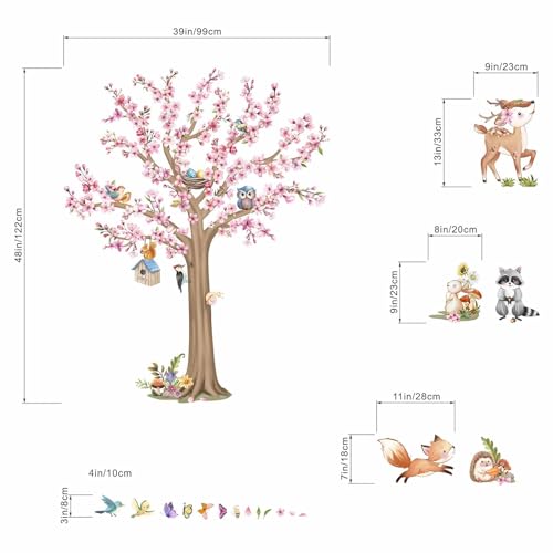 Vinilos decorativos animales para pared infantil miniatura 4