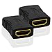 Produktbild BIGtec HDMI Adapter Verlängerung Verbinder Kupplung 2 Stück Buchse zu Buchse 8K 4K Ultra HD UHD 3D Full HD 1080p HDR ARC 8K@60Hz/ 4K@120Hz Highspeed mit Ethernet