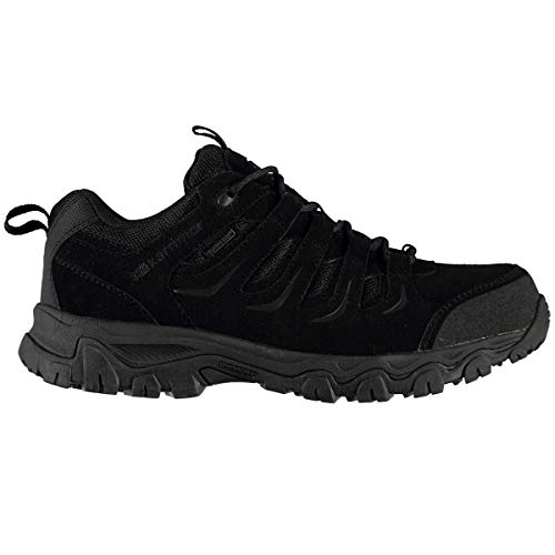 Karrimor Men's Mount Low Waterproof Hiking Shoes Black/Black 8
