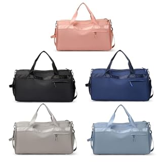 SOUTHJIELING Borsa da allenamento sportiva per gli appassionati di fitness, elegante borsa da yoga con scomparti bagnati/asciutti, grande capacità, adatta ai viaggi