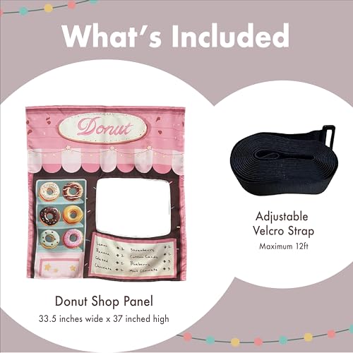 Image of Play Panel for Kids Play Couch Childrens Foam Sofa Modular Play Panel for Toddler (Donut Shop)