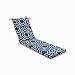 Pillow Perfect Indoor/Outdoor Carmody Chaise Lounge Cushion, Navy