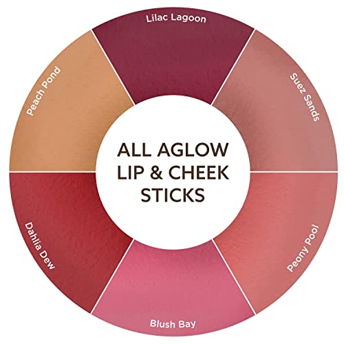 Burts Bees 100% Natural All Aglow Lip & Cheek Stick, Peach Pond - 1 Tube - image 8