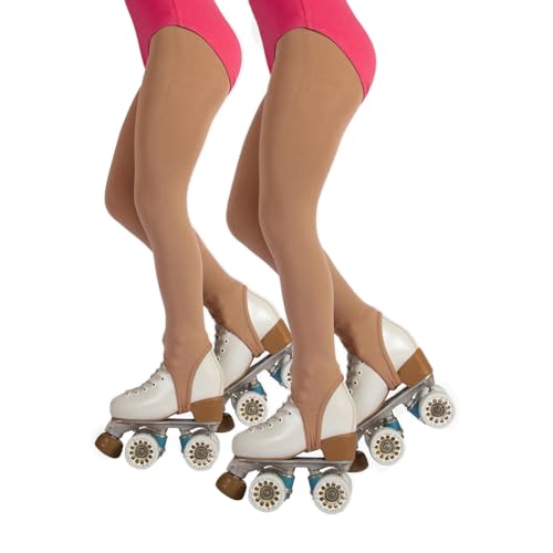 Collant fille de patinage artistique robuste 70 DEN contre le froid