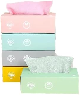 طقم فوطة ميكروفيبر متعددة الوظائف و قابله الاستخدام مجموعة 20 فوطة الوان متنوعه