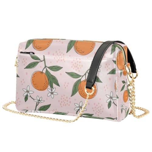 Sac à bandoulière pour femme orange pratique pour libérer vos mouvements