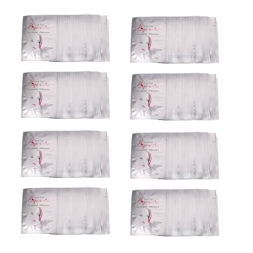 Extension de cils avec 400 paires de patchs de gel non tissé pour maquillage des yeux