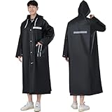 [JEEYING] レインコート カッパ 自転車【軽量 EVA 材質 × 高防水仕様】 かっぱ レディース メンズカッパ レインポンチョ ロング 大人 バイクカッパ かっぱ ポンチョ リュック対応 おしゃれ 多機能 防風防水 丈夫 通勤通学 男女兼用 反射テープ