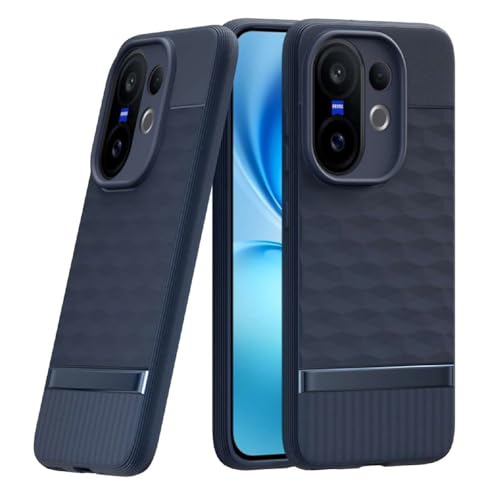 Image of Shockproof Case for Vivo V60 5G / V60e 5G / T4 Pro 5G | Full Camera Protection | TPU Flexible Back Cover for Vivo V60 5G / V60e 5G / T4 Pro 5G (Steel Blue)